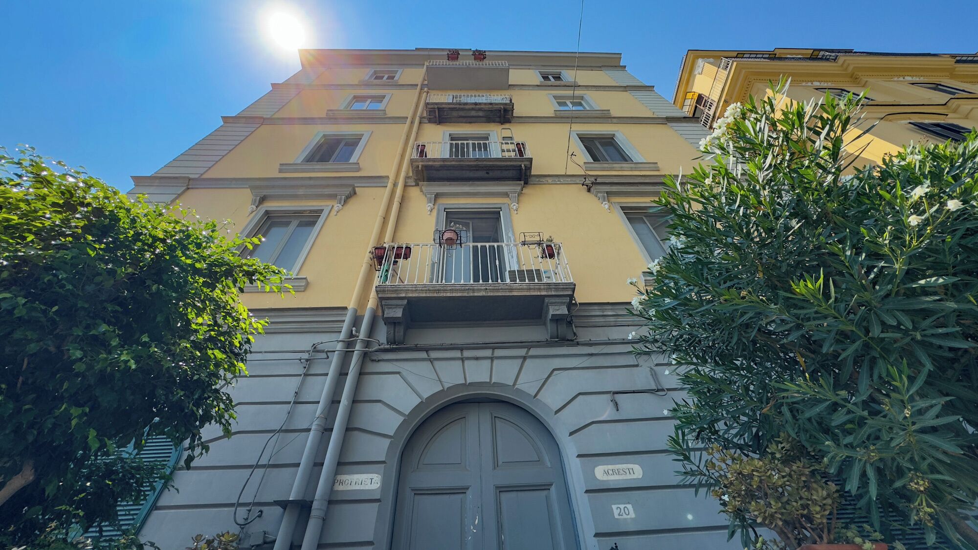 Fassade der Unterkunft