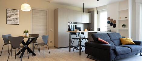 Apartment (1 Bedroom) | Living area