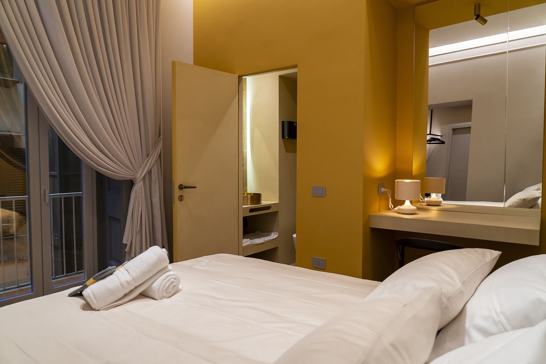 Chambre Double, balcon