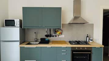 Apartment (2 Bedrooms) | Dapur peribadi | Ketuhar gelombang mikro, ketuhar, dapur, mesin basuh pinggan mangkuk