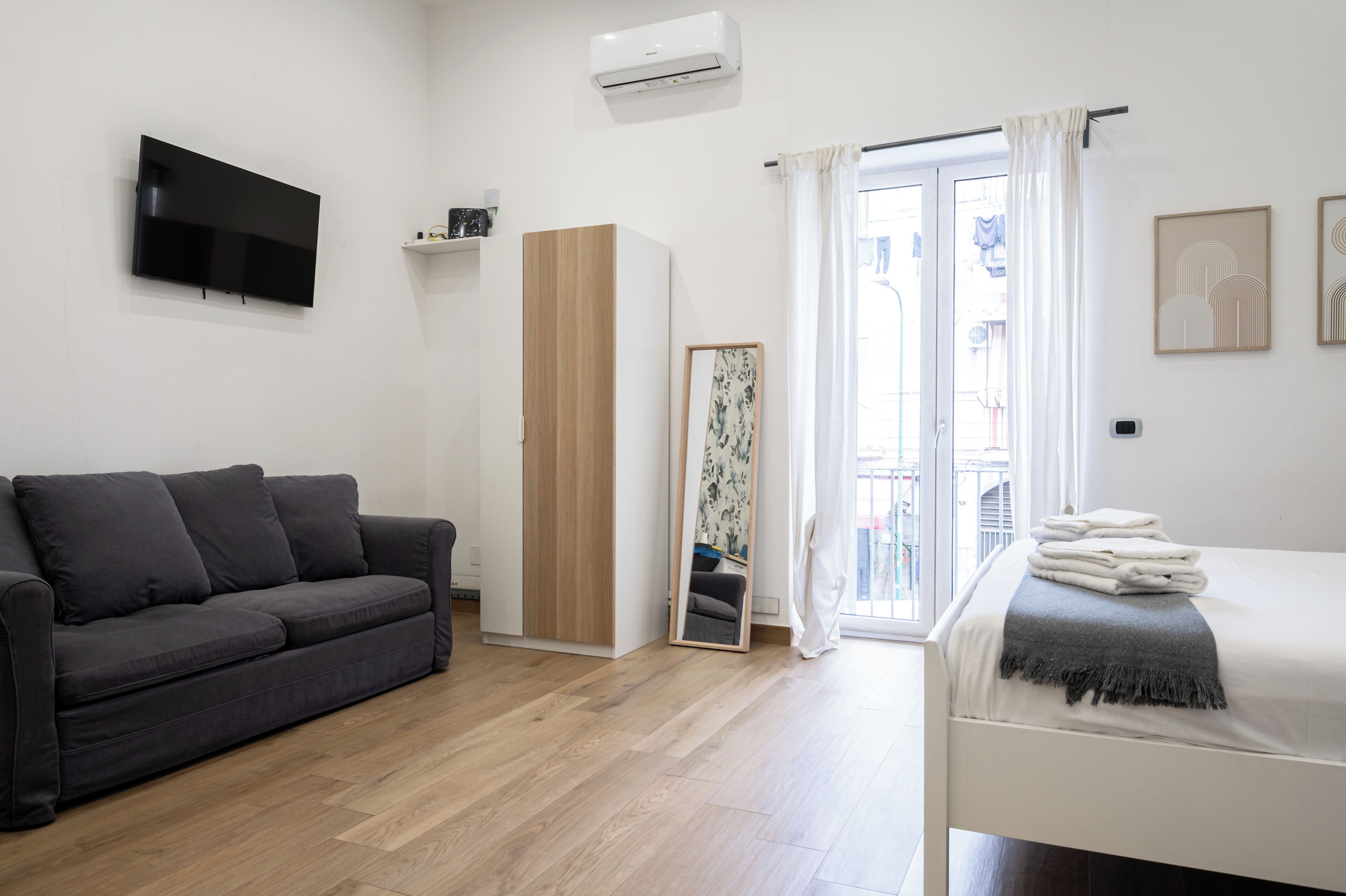 Departamento (1 Bedroom) | 2 habitaciones, cunas gratuitas y ropa de cama 