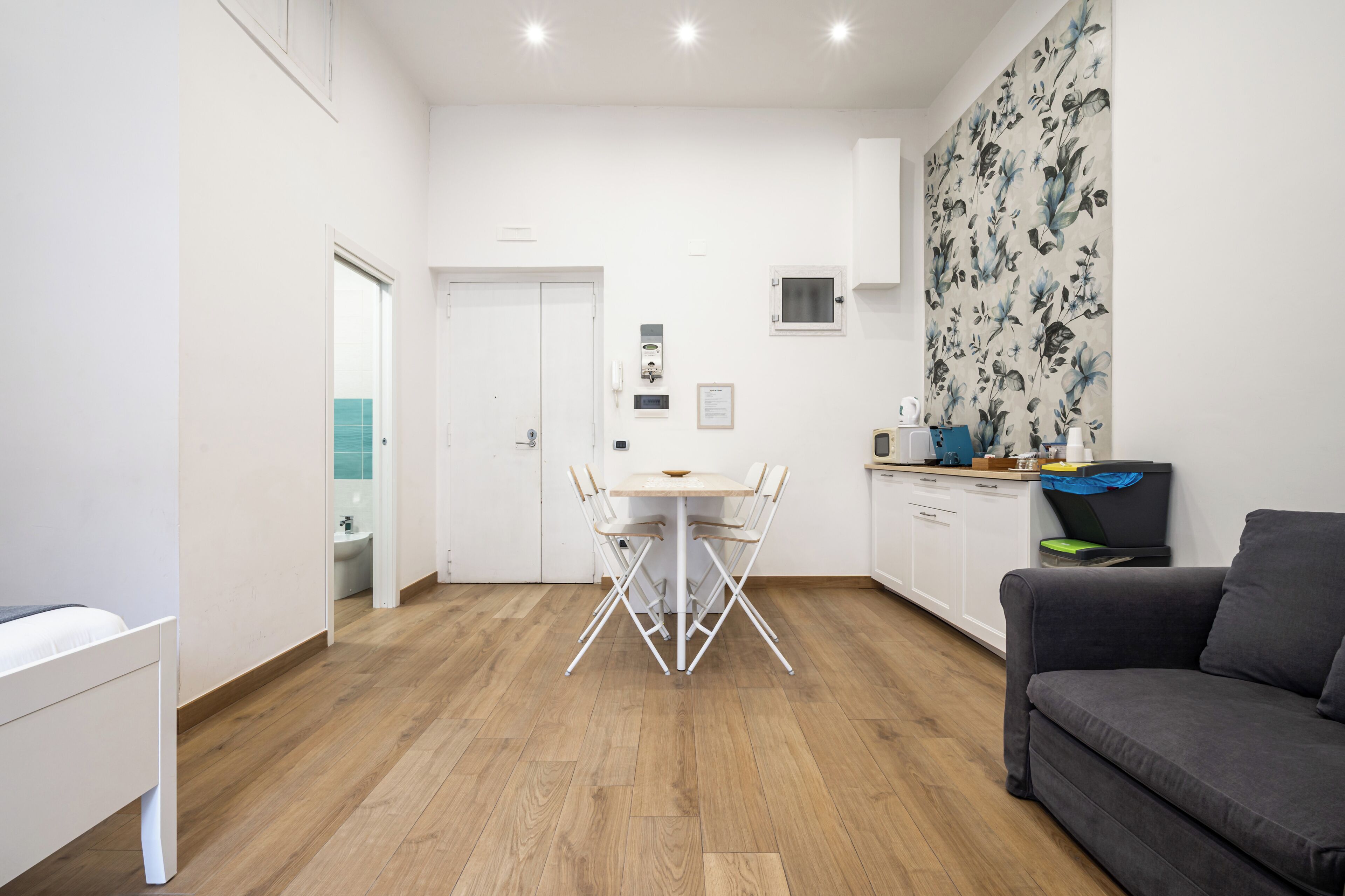 Appartamento (1 Bedroom) | Area soggiorno | TV