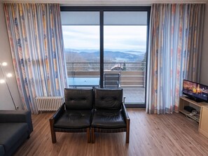 Apartment | Living area - Studio Robert mit Pool und Sauna (Freyung)