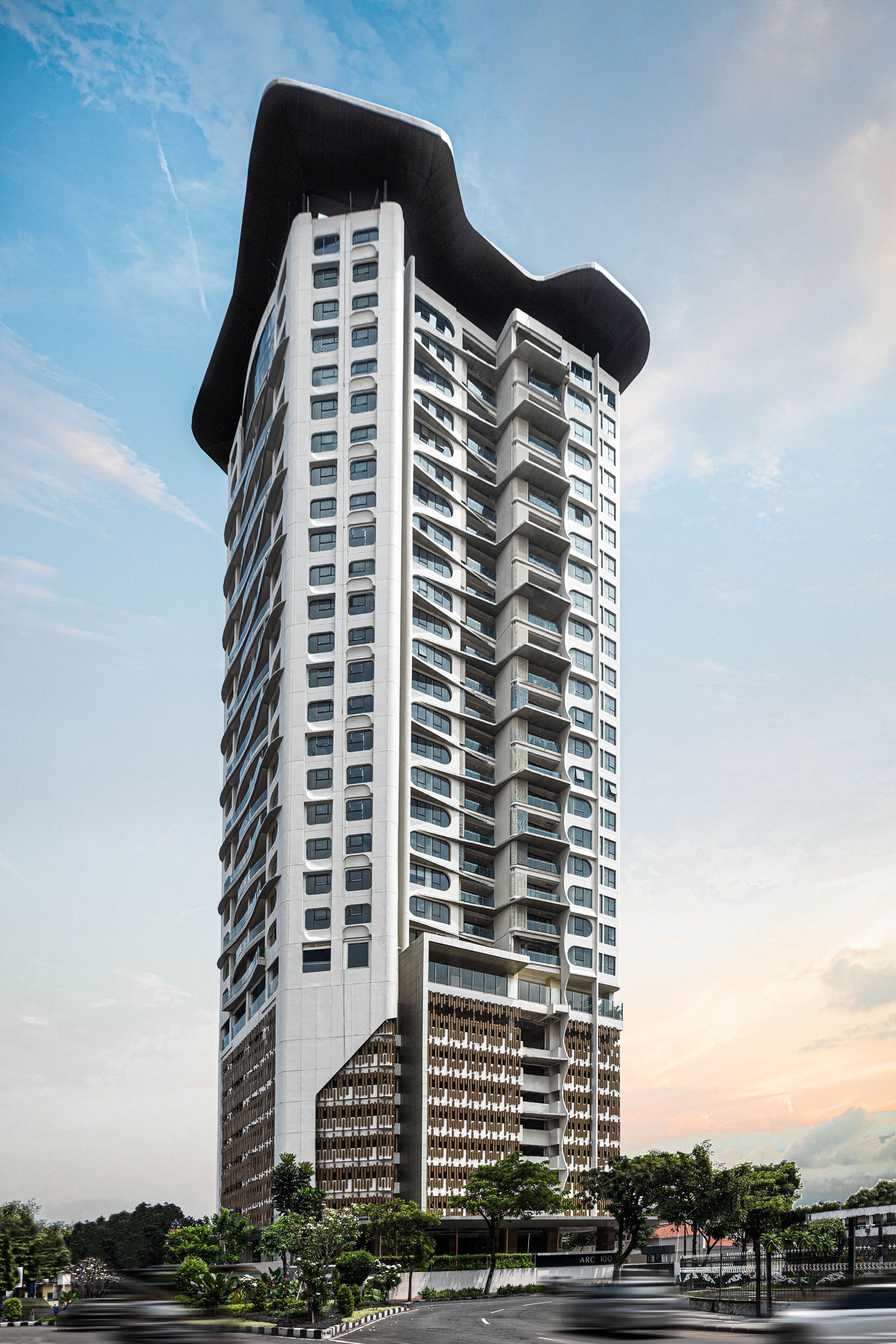 Fassade der Unterkunft