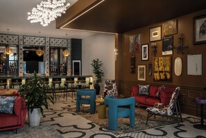 Àrea amb seients del vestíbul