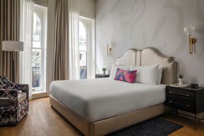 Habitació Premier, 1 llit de matrimoni gran, no fumadors, balcó