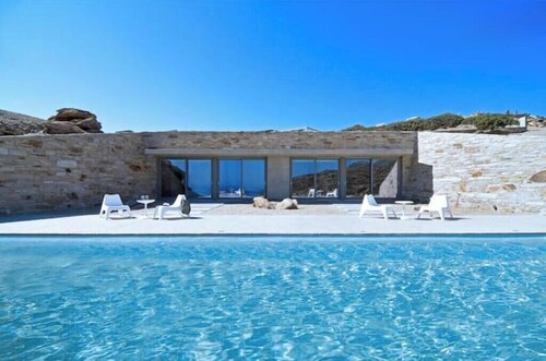 Aetos Cave Villa | Sunset Sea Views, 2 Infinity Pools & Private Luxury Retreat