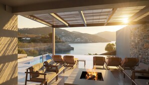 Terrace/patio - Infinity Edge Villa, an Elevated Private Stay (Agia Pelagia)