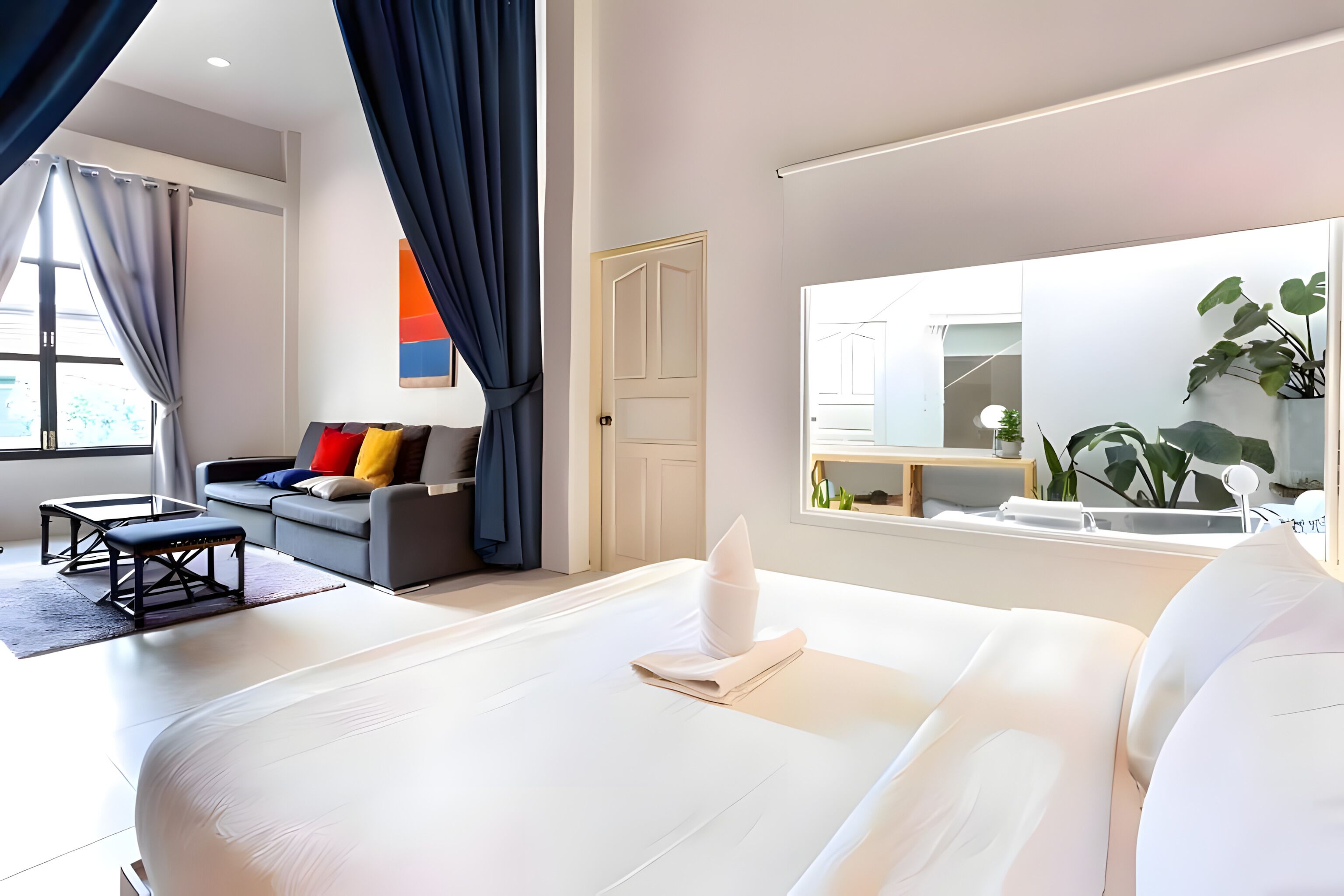 Phòng đôi Deluxe, 1 giường cỡ queen, không hút thuốc