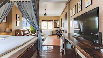 Quarto casal luxo, 1 cama Queen, para não fumantes