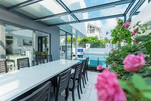Villa, 5 Bedrooms, Accessible, Smoking | Outdoor dining - HS1 - Luxury Villa - Near Beach- Karaoke Room (Vung Tau)