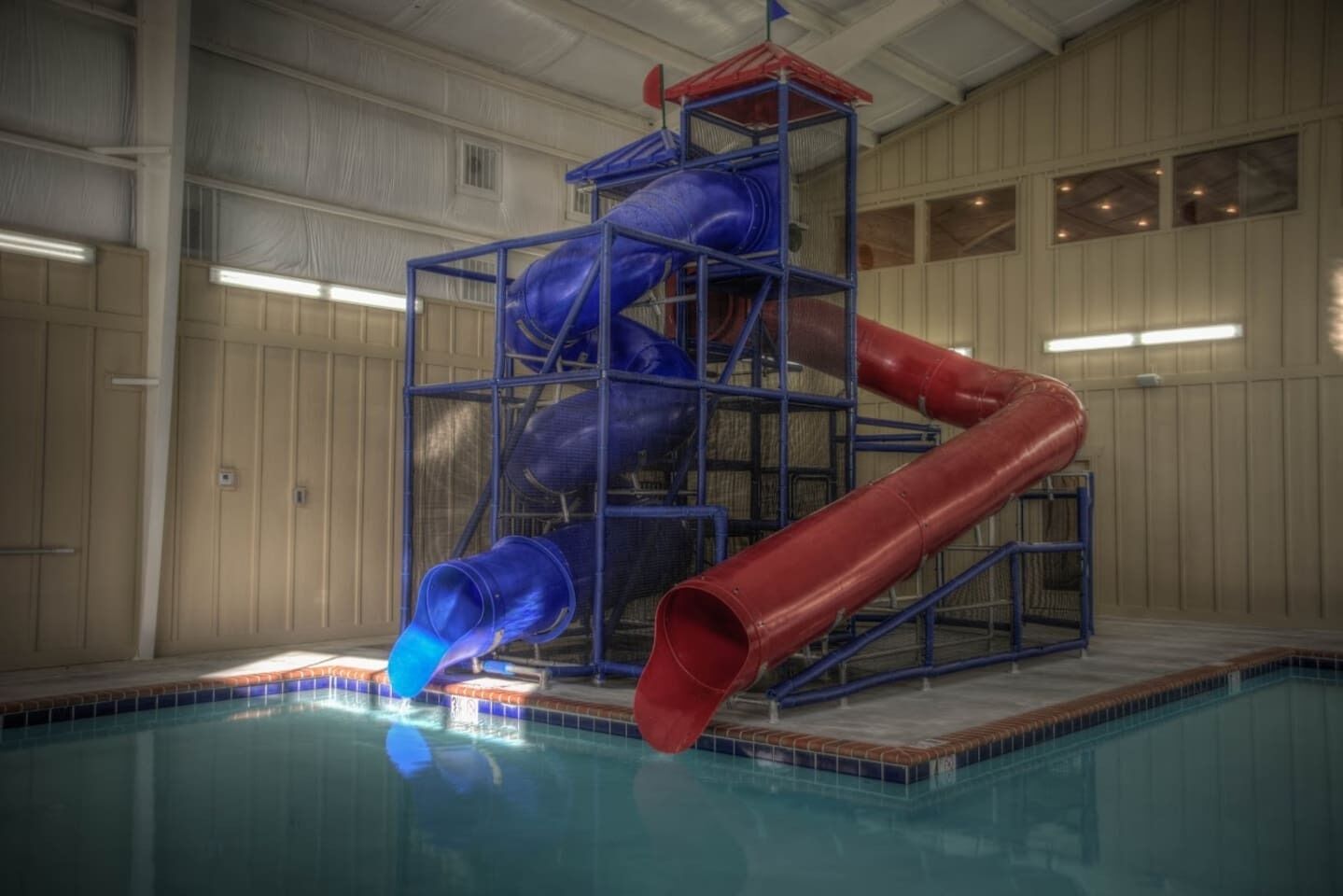 Indoor pool, outdoor pool