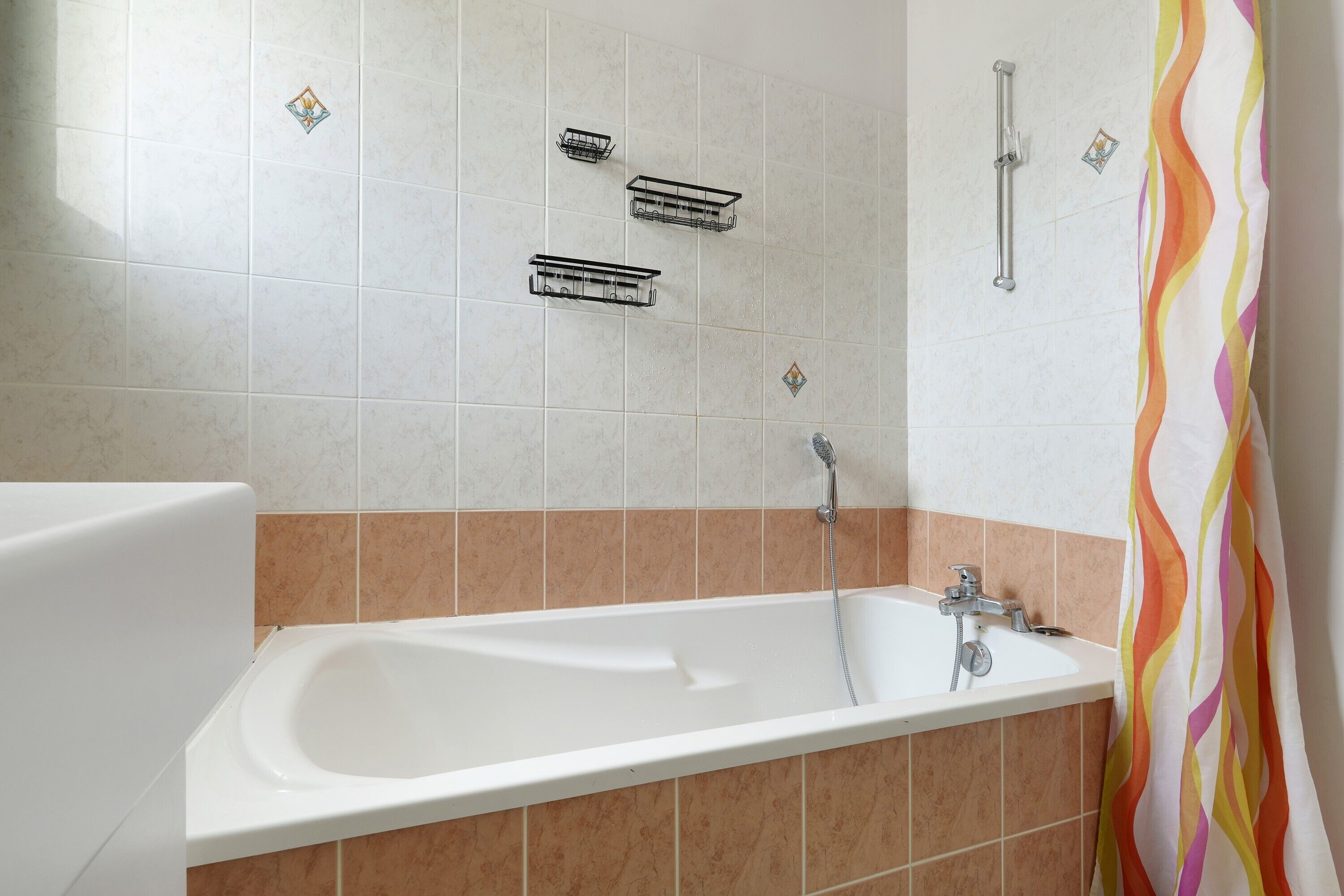 Douche, serviettes fournies