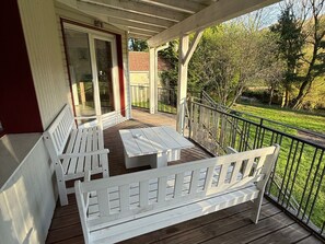Terrace/patio - Cozy riverside gîte - 4 guests (Boismont)