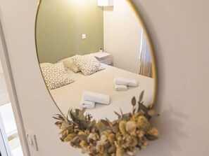 1 室のベッドルーム、WiFi (無料)、ベッドシーツ