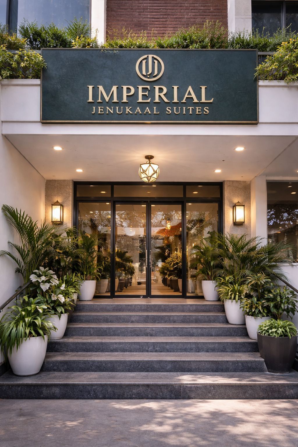 تفاصيل الفندق من الخارج