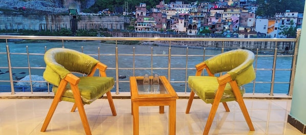 Vue depuis lâhĂ©bergement