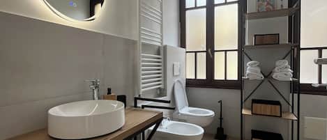Towels, toilet paper