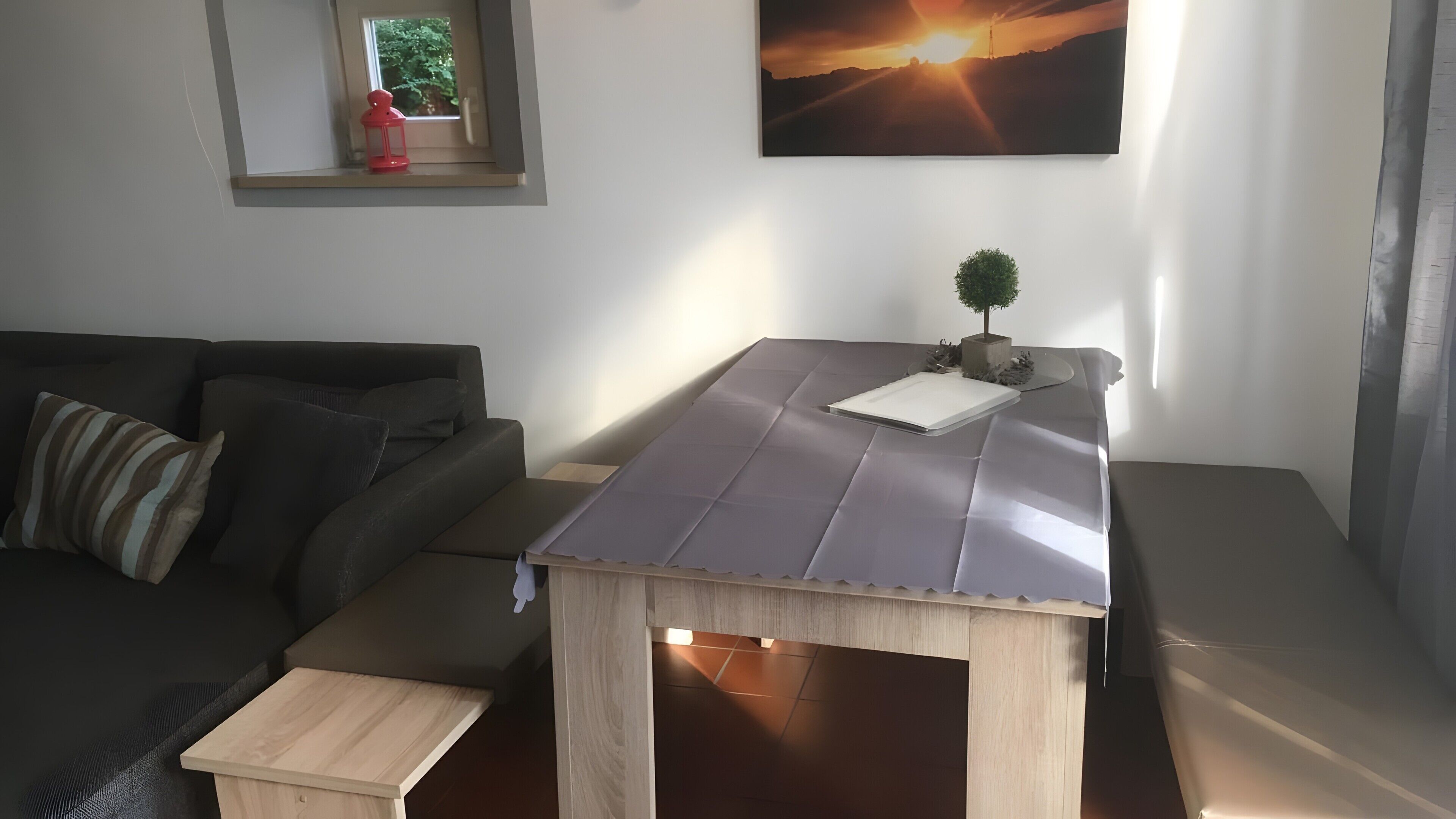 Fernseher, Kamin