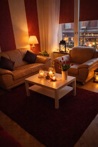 Ferienwohnung Emden Zentrum mit Balkon nahe Hafen