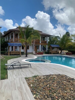 Pool - Fabulous 8-bedroom villa with AC in vibrant Higuey (Higuey)