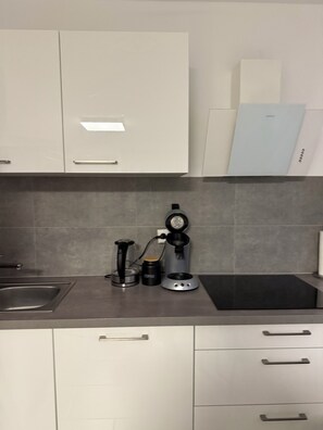 Private kitchen - Modern Apartment - Self Check In - Central Bad Nauheim (Bad Nauheim)