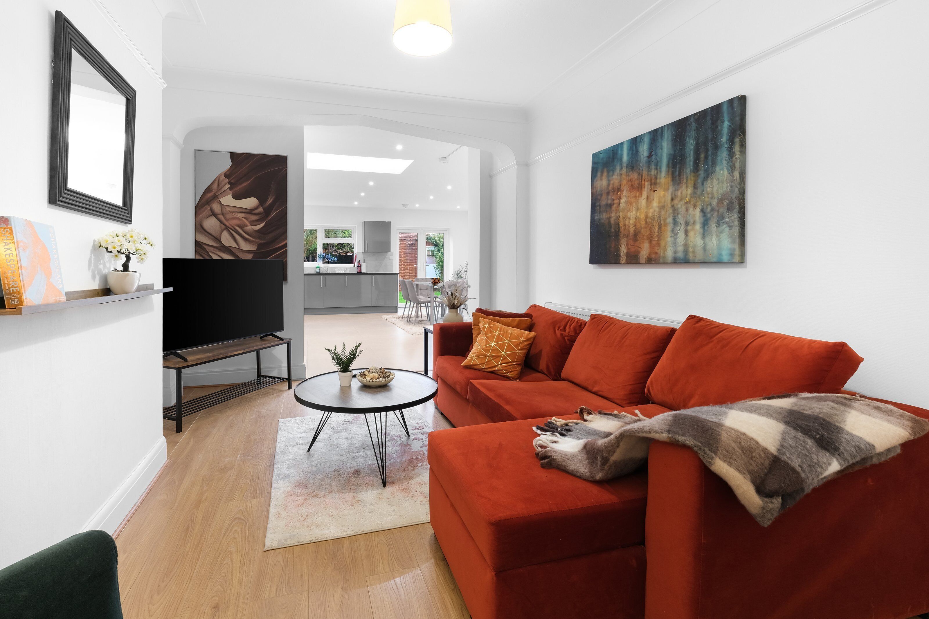Family House, Patio | Living area | 42-inch Smart TV with digital channels, Netflix, streaming services