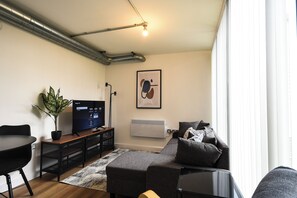 Living area - Apartment 1 - The Works (Woolston)
