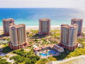 Exterior - Portofino Island Resort #3-1205 | Luxury Resort Amenities + Steps to Beach (Pensacola Beach)