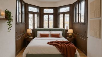 5 chambres, bureau, lit parapluie, Wi-Fi