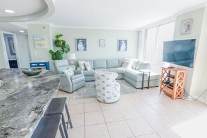 Condo, 3 Bedrooms | Living area - 1815 North Hampton, Ocean View Condo With Full Access!! 3 Bedroom Condo (Myrtle Beach)