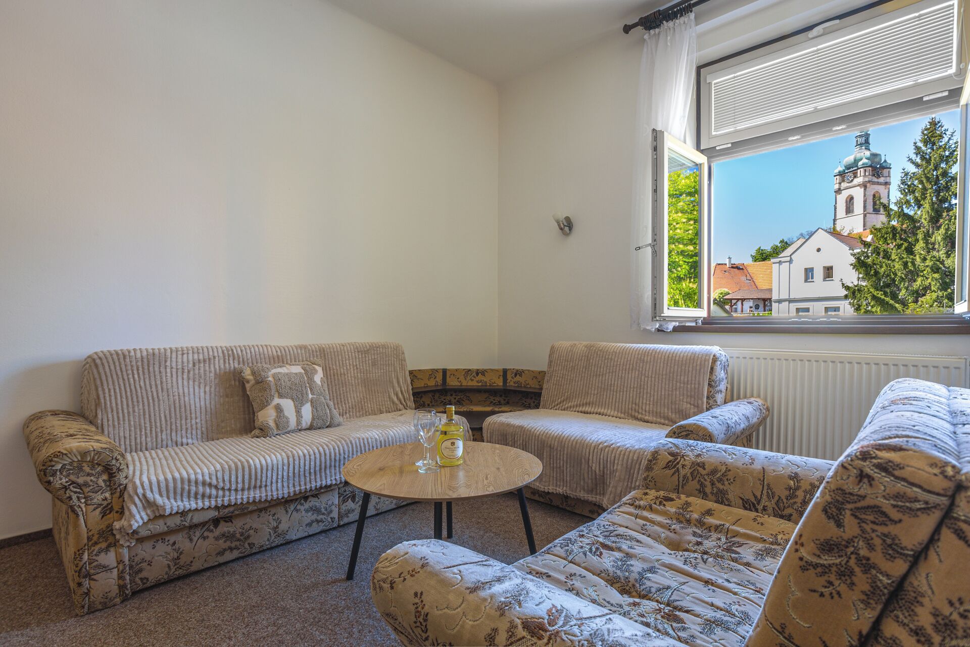 Habitación con 2 camas individuales | Zona de estar