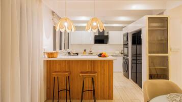 Deluxe Villa, Balcony, Courtyard View | Dapur peribadi