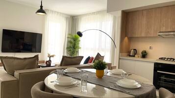 Nhà gỗ, 2 phòng ngủ, quang cảnh biển | Bếp riêng