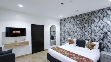 Juniorrum - balkong - utsikt mot staden