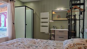 Casa conforto, vista para o jardim