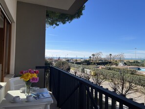 Balcony - Sea View Apartment in Central Bibione (San Michele al Tagliamento)