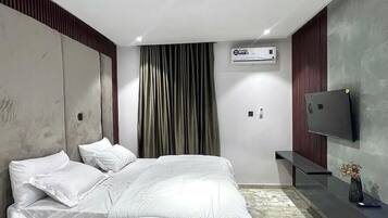 Deluxe appartement, balkon, uitzicht op stad