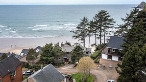 A coastal residential area with houses, a beach, and ocean views. - *New Listing* Breathtaking Views of Endless Ocean (Oceanside)