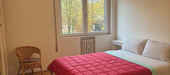 Spacious, light-filled apartment inside the ancient town walls, with great views
