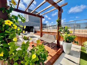 Terrace/patio - Compact Time - Miramar Hospedagens  (João Pessoa)
