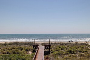 Level Two Balcony - Lou Sea Ann West, Oceanfront Duplex - 4BR 2BA (Emerald Isle)