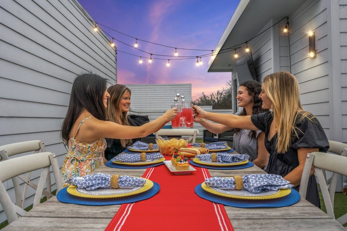 Toast to Music City on your private rooftop terrace