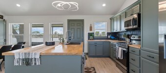 Weekend at Vernie's - Creekfront Retreat w/ Dock, Fire Pit & Coastal Boho Style