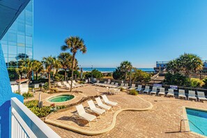 Pool - Oceanfront Escape Near the SkyWheel Yachtsman 204 (Myrtle Beach)