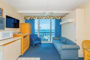 Living area - Boardwalk Area Oceanfront Stay! Close to SkyWheel! | Yachtsman Unit 705 (Myrtle Beach)