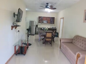 Living area - Kingsbird by the Sea-Large 2 Bedroom Suite (Runaway Bay)