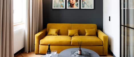 Appartement Premium, vue ville | Ăquipement de lâhĂ©bergement