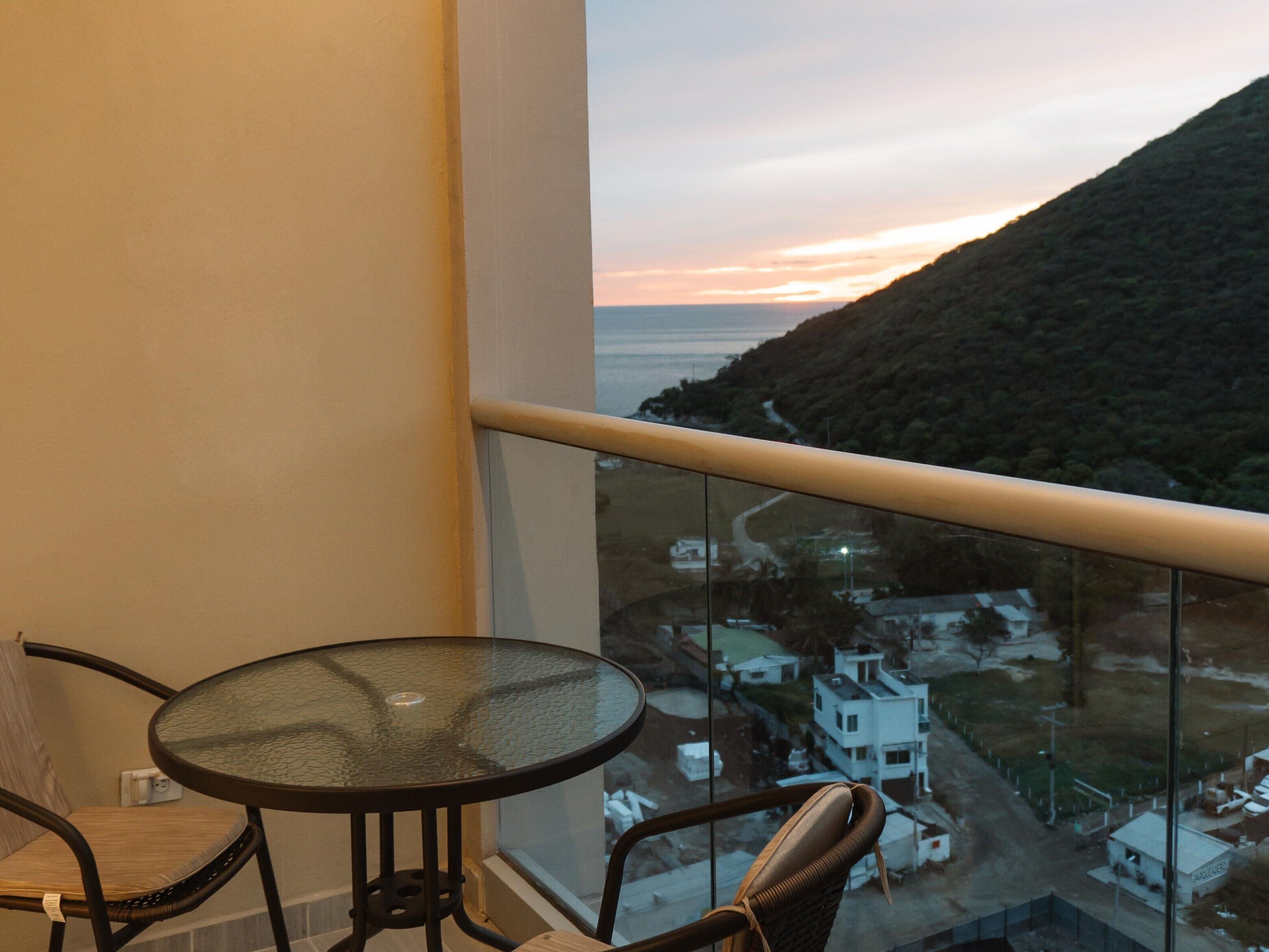 Appartamento Elite, balcone, vista oceano | Vista dalla camera