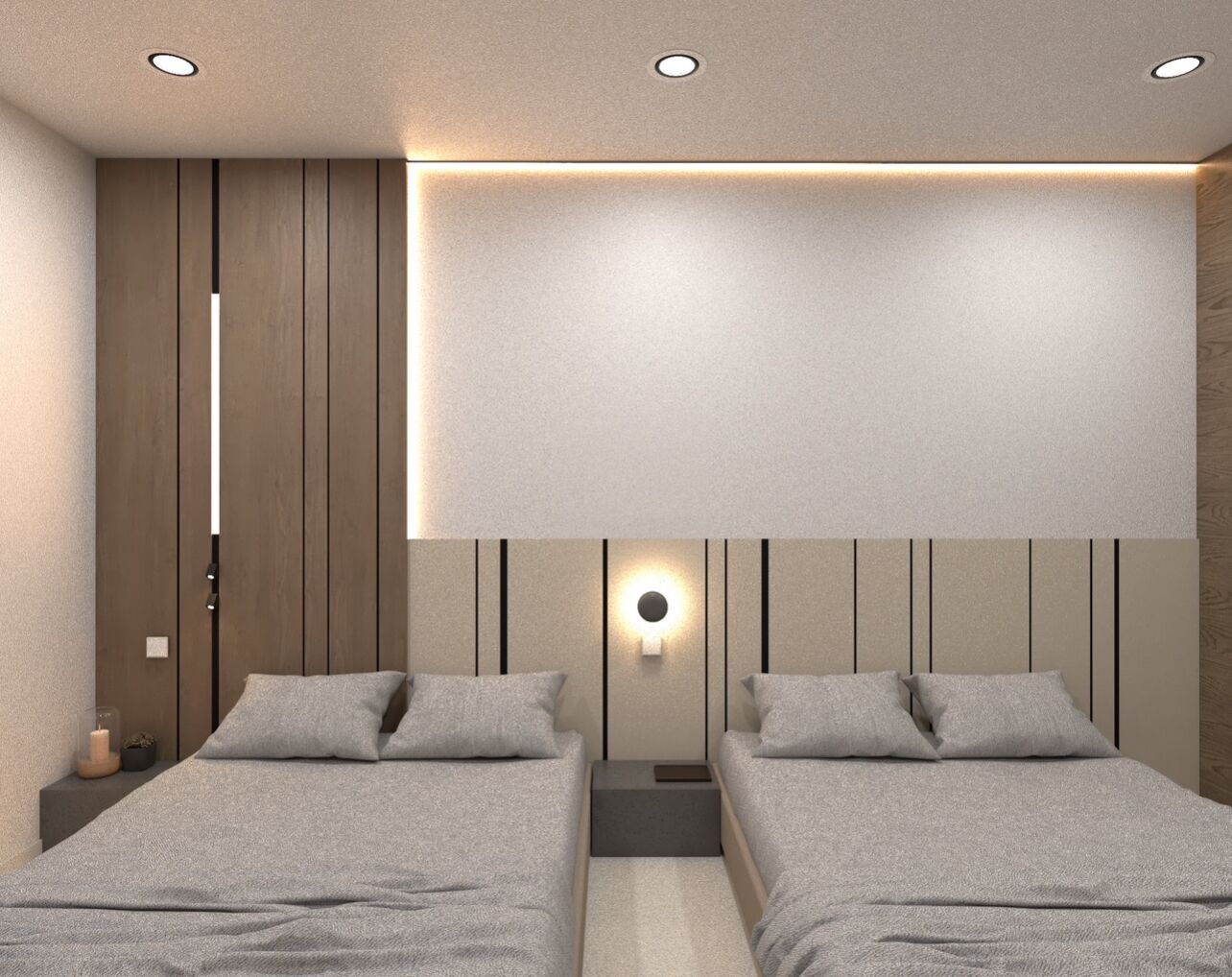 Apartemen Basic, balkon, pemandangan samudra